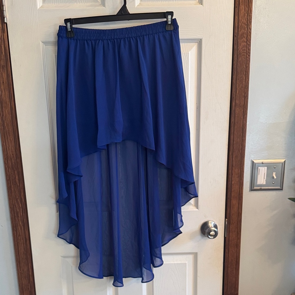 Elegant Blue Maxi Skirt‎ NWT y2k